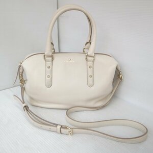 2582T【本物保証】 kate spade NEW YORK ケイトスペード 2way ハンドバッグ ショルダーバッグ レザー SMALL LARCHMONT AVENUE WKRU5724