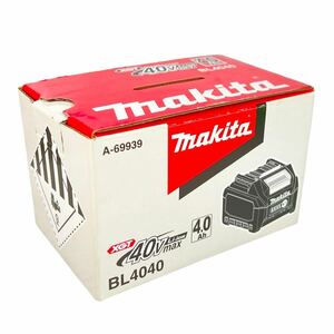 新品/正規品■2.8万 純正品 マキタ リチウムイオンバッテリー makita BL4040 40Vmax 容量4.0Ah XGT A-69939■兵庫県姫路市発 A3