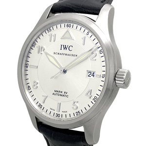 IWC スピットファイヤー マーク15 マークXV デイト メンズ 自動巻き オートマ シルバー文字盤 IW325313 ＩＷＣ