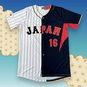 非売品　2023 WBC MVP 大谷翔平　日本代表サインプリントミックスユニフォーム2.0　侍JAPAN XLサイズ