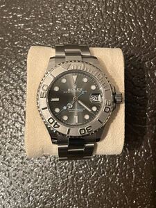 美品　使用僅か　国内正規品　直営店購入　本物保証　ROLEX ヨットマスター　37mm SS 268622 付属品全部付　2016購入 2021OH済み