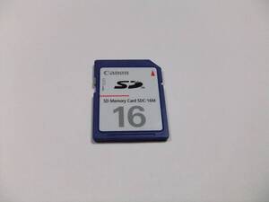 SDカード 16MB フォーマット済み 1枚 動作品 CANON