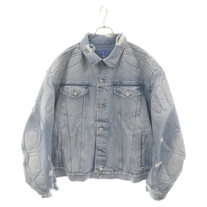 イージー ギャップ エンジニアードバイ バレンシアガ PADDED DENIM JACKET パデッド デニムジャケット インディゴ