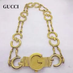 グッチ　約65.5cm　ベルト　GGチェーン　ゴールドカラー　GUCCI