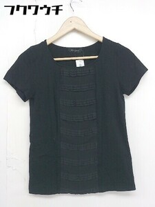 ◇ UNITED ARROWS ユナイテッドアローズ 半袖 Tシャツ カットソー ブラック レディース