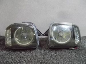 ★激安!★JB23W ジムニー 社外 LED ヘッドライト ヘッドランプ インナーブラック イカリング 左右 セット / 2R2-1802