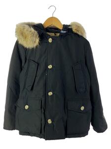 Woolrich◆ARCTIC PARKA/アークティックパーカー/カナダ製/ダウンジャケット/XS/BLK/1102222