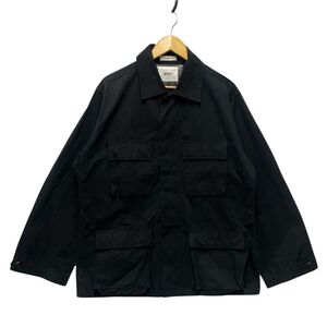 WTAPS ダブルタップス 品番 WVDT-SHM03 JUNGLE LS SHIRT NYCO RIPSTOP ジャングル シャツ ブラック サイズ3 正規品 / 34074