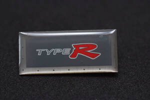 ◇ HONDA 3Dピンバッジ TypeR ホンダ rcitys W30mm インテグラ タイプR シビック アコード civic accord Type-R motor sport