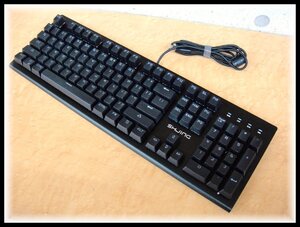 美品 SHJING 山海経 eスポーツ用 キーボード ゲーミングキーボード USB接続 光るキーボード