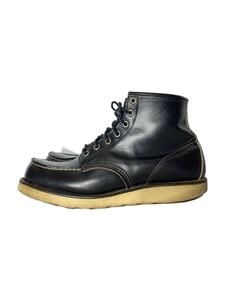 RED WING◆レースアップブーツ・6インチクラシックモックトゥ/US8.5/BLK