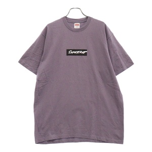 SUPREME シュプリーム 24SS Futura Box Logo Tee フューチュラボックスロゴプリント半袖Tシャツ カットソー パープル