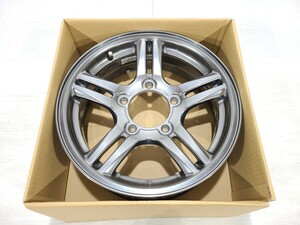 【 美品 希少 軽量 】 スズキ ジムニー JB23 純正 16インチ 5.5J 5穴 PCD139.7 +22 ハブ径約108㎜ ENKEI製 1本価格