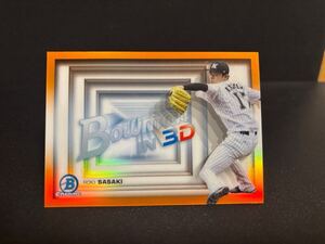 [25枚限定]Topps BOWMAN CHROME ROKI SASAKI 07/25 佐々木朗希　