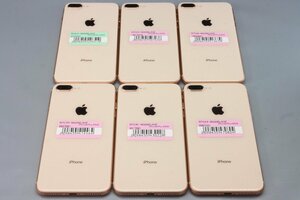 Apple iPhone8 Plus 64GB Gold 6台セット A1898 MQ9M2J/A ■SIMフリー★Joshin(ジャンク)6510【1円開始・送料無料】