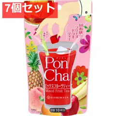 PonCha(ポンチャ) ミックスフルーツティー 13g(10粒入) 7個セット まとめ売り