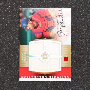 ◆【10枚限定】Jason Varitek 2008 UD Ultimate Collection Game-Used Memorabilia／Autogaph　◇検索：ジェイソン・バリテック 直筆サイン