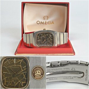 HE2807◆オメガ　コンステレーション　自動巻き　スクエア型　2針　OMEGA Constellation Automatic　ケース付◆o