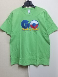 [送料無料](t23c4)XL本を読もうポケモンGOオマージュusaアメリカ輸入古着半袖プリントTシャツオーバーサイズゆるだぼ/ポケットモンスター