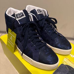 新品箱付 オニツカタイガー ハイカットスニーカー ONITSUKA TIGER ANDREA POMPILIO アンドレアポンピリオ FABRE RB 28cm ファブレ ネイビー