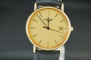 良品♪【B5/20-45 AD33】★LONGINES/ロンジン グランドクラシック L4.636.2 クオーツ メンズ 電池交換済み稼働品★