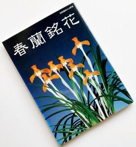 絶版希少本春蘭銘花図鑑写真集 約300種日本春蘭中国春蘭解説花物赤花朱金色花豆花縞覆輪花奇花素心花葉芸縞虎斑チャボ朶朶香豆弁蘭春剣蘭他