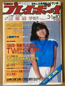 ★週刊プレイボーイ 1983/3/1 伊藤つかさ 斉藤慶子 夏目雅子 横田早苗 松本真実 小泉ゆか 早見優 虎舞竜 上原実千代 中森明菜 昭和58年 S58