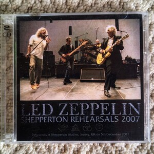 ●Led Zeppelin CD 2枚組 ●SHEPPERTON REHEARSALS 2007 ●リハーサル音源　＊高音質