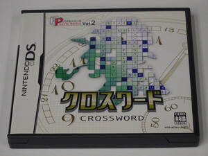 【240605-8】 Nintendo DS / 任天堂 DS CROSSWORD / クロスワード