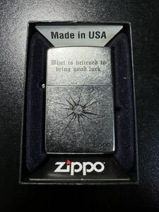 【未使用】ZIPPO Bullet 2021年製 バレル仕上げ 弾痕 ジッポ