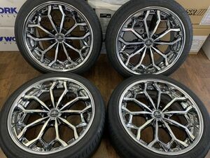 ★セール WEDS クレンツェ ジルドーン 20X9J+22 120-5H ハブ72.6ｍｍ ピレリ 245/40R20(245/40-20)BMW7シリーズ F01/F02/F04/E65/E66/E38