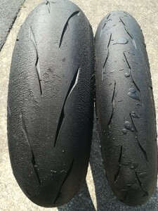 ブリヂストン バトラックス R11 中古前後セット 120/180-17インチ 2023年製造品 BRIDGESTONE BATTLAX R11 CBR600RR YZF-R6 ZX-6R