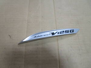 アドレスV125G　フロントエンブレム　中古　No.A6008　CF4EA