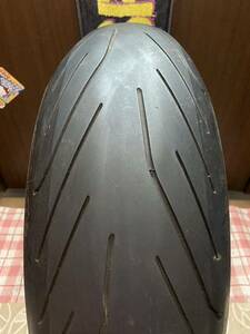 中古MCタイヤ MICHELIN 2CT+ pilot POWER3 190/50ZR17 ミシュラン パワー3 190 50 17 5019 A3079