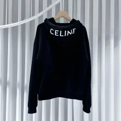 【雷市場（ポンジャン）商品韓国直送】 CELINE(セリーヌ) フードロゴ フード付き ジップアップパーカー ／ XL