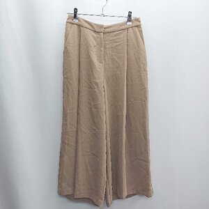 ◇ ◎ ●美品● NATURAL BEAUTY BASIC ガウチョパンツ サイズS ブラウン レディース E