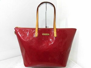 LOUIS VUITTON ルイヴィトン ヴェルニ ベルヴューGM レッド ショルダートート M93587