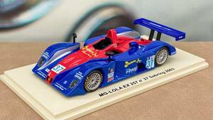 スパーク SPARK 1/43 MG-LOLA ローラ EX 257 #37 Sebring セブリング 12時間 2003 SCMG09