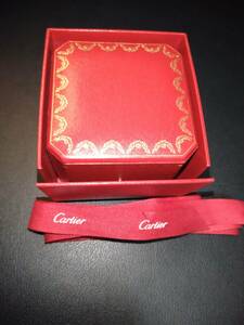 新品 未使用 Cartier カルティエ 純正BOX ジュエリーケース ジュエリーボックス ショッパー リボン 送料無料 即決価格 指輪 ギフトボックス