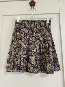 新品☆deicy デイシー☆花柄フレアスカート☆ネイビー系☆F