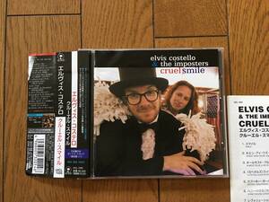 ★帯付！ライヴや未発表 他、エルヴィス・コステロ／クルーエル・スマイル　ELVIS COSTELLO　※「マイ・ファニー・ヴァレンタイン」も収録