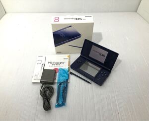 【完品】任天堂 ニンテンドーDS Lite 本体 USG-001 エナメル・ネイビー 動作良好 訳あり Nintendo ディーエスライト Enamel Navy