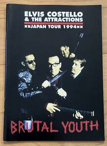 来日公演パンフレット 2冊セット エルヴィス・コステロ Elvis Costello コンサート ツアー 1994年 1996年 