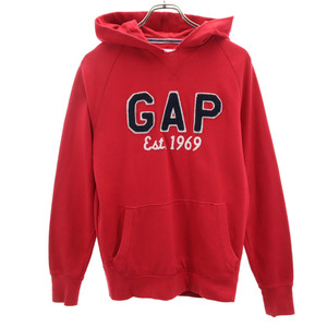 ギャップ 長袖 スウェットパーカー XS レッド GAP メンズ