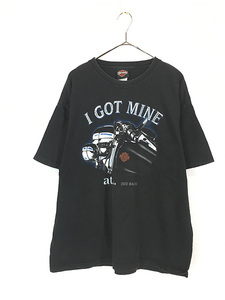 古着 00s USA製 HARLEY DAVIDSON 「I GOT MINE」 バイク グラフィック Tシャツ XL 古着