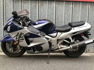 車体　SUZUKI　スズキ　GSX1300　隼　GW71A　逆車　オーバーレイシングスリップオンマフラー装着　現状渡し　試乗済み　中古車　YP-30