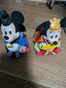 ディズニー ぬいぐるみミッキーミニー雛人形