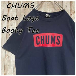 ★CHUMS ボートロゴ Tシャツ チャムス ブービーバード