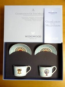 【シリーズ全作/4種類 8客セット】 ウェッジウッド Wedgwood/ミレニアム ペアカップ＆ソーサー C/S コレクション 18～21th★ゆうパック120