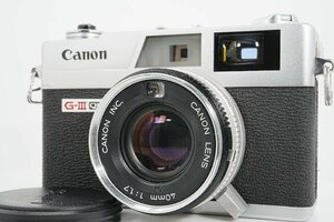 良品 Canon Canonet QL17 G-Ⅲ G3 40mm f1.7 レンジファインダー コンパクトフィルムカメラ B90956
